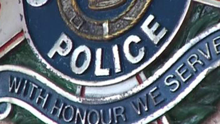Queensland Police Badge close up